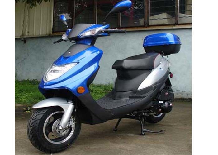 125cc 성숙한 모터 스쿠터 4 치기 1 실린더 큰 후방 상자를 가진 알루미늄 변죽 4 색깔