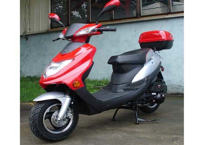125cc 성숙한 모터 스쿠터 4 치기 1 실린더 큰 후방 상자를 가진 알루미늄 변죽 4 색깔