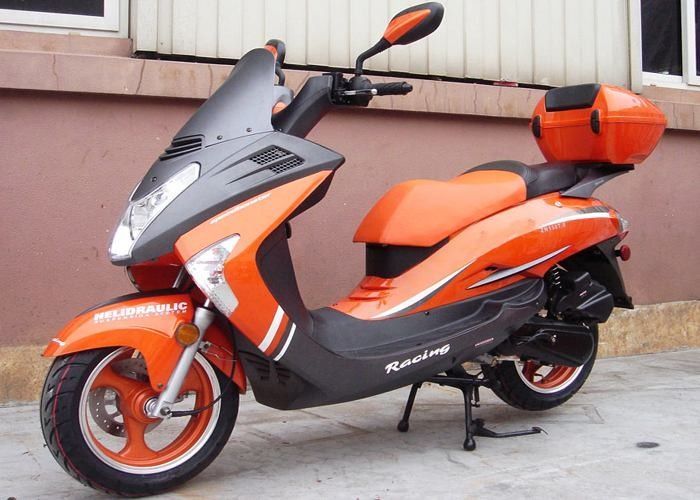 V 작풍 헤드라이트 150cc 가스 스쿠터, 가스는 2개의 백미러를 가진 스쿠터를 강화했습니다