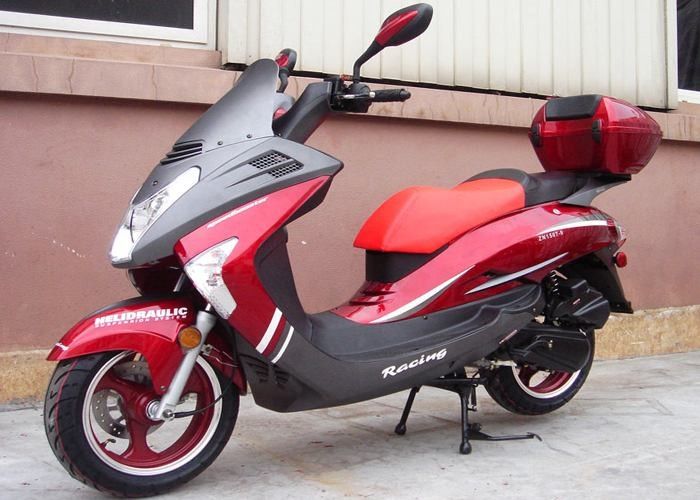 V 작풍 헤드라이트 150cc 가스 스쿠터, 가스는 2개의 백미러를 가진 스쿠터를 강화했습니다