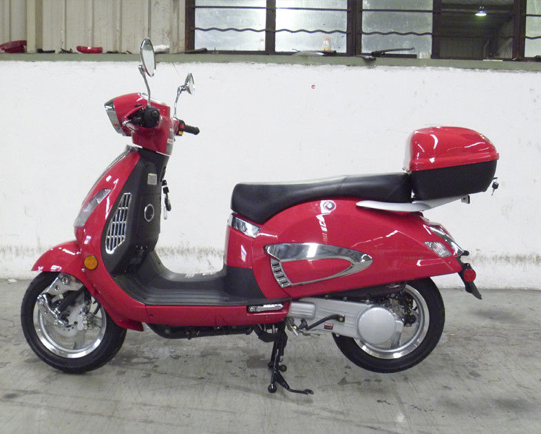 좋은 모양 성숙한 모터 스쿠터 빨간 150cc 숙녀 Scooter With 백미러