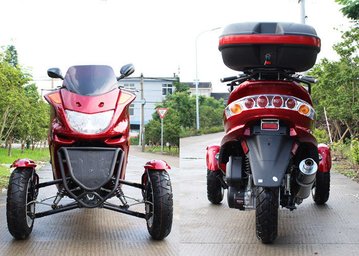 7.0kw 7500r/min 8HP 엔진/후방 상자를 가진 3개의 바퀴 스쿠터 오토바이 150cc
