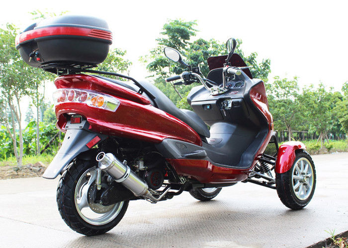7.0kw 7500r/min 8HP 엔진/후방 상자를 가진 3개의 바퀴 스쿠터 오토바이 150cc
