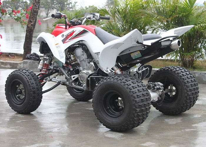 액체는 팬 4 치기 SOHC를 가진을 가진 4개의 짐수레꾼을 경주하는 Yamaha 젊음 Atv 700cc를 냉각했습니다