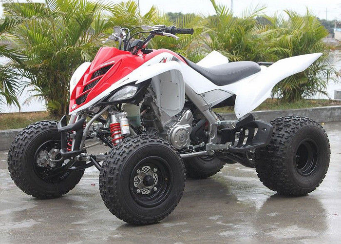 액체는 팬 4 치기 SOHC를 가진을 가진 4개의 짐수레꾼을 경주하는 Yamaha 젊음 Atv 700cc를 냉각했습니다