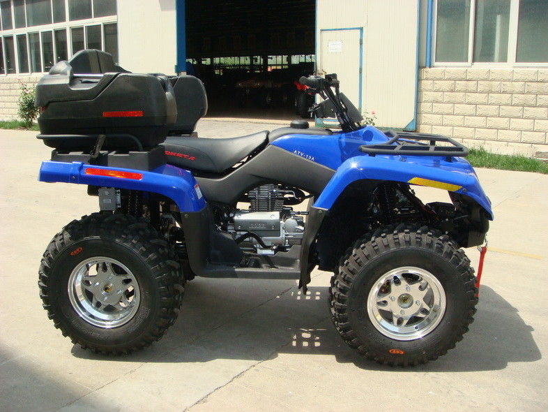 400cc ATV 쿼드 자전거 4 * 4F/R 독립적인 중단 철/알루미늄 변죽 전기 교대