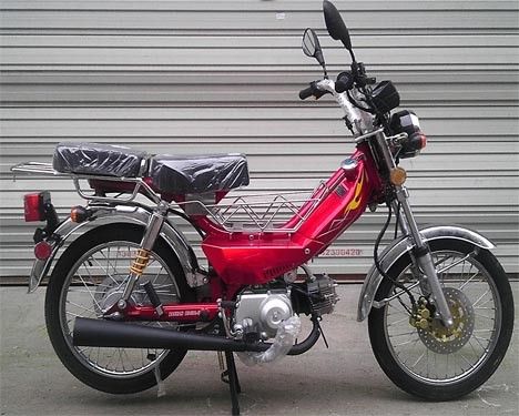 50CC CDI 부양책 가스는 냉각된 오토바이 정면 원판/후방 드럼 브레이크 공기를 강화했습니다