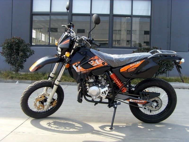 4 신호등을 가진 치기 50cc 스포츠 오토바이는, 단 하나 실린더 오토바이 냉각해 바람쐽니다