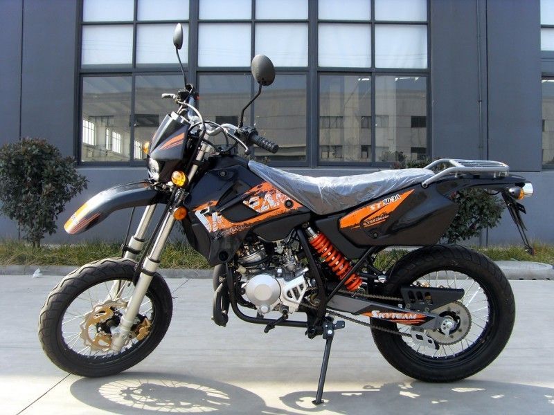 4 신호등을 가진 치기 50cc 스포츠 오토바이는, 단 하나 실린더 오토바이 냉각해 바람쐽니다