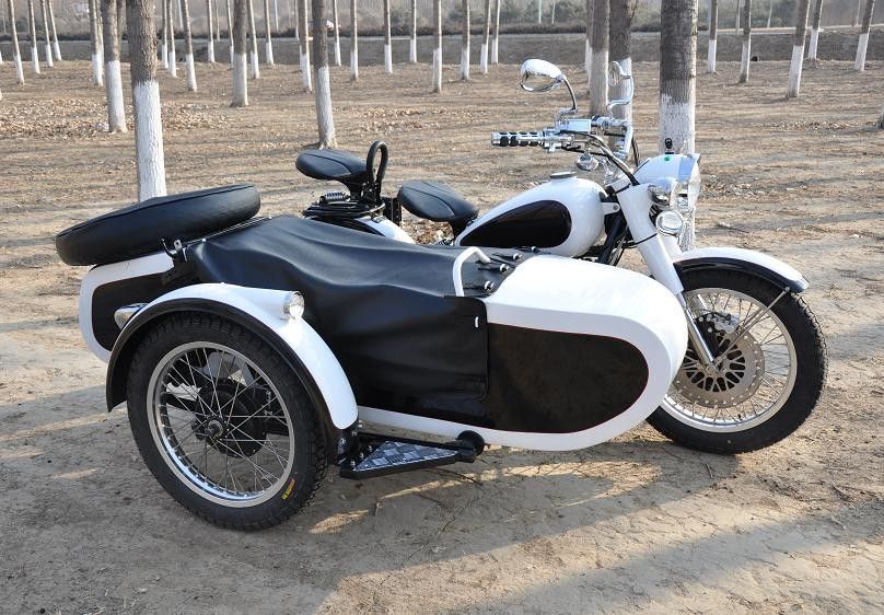Changjiang 작풍 750cc 고성능 오토바이는 3개의 좌석을 가진 엔진 오토바이를 두배로 합니다