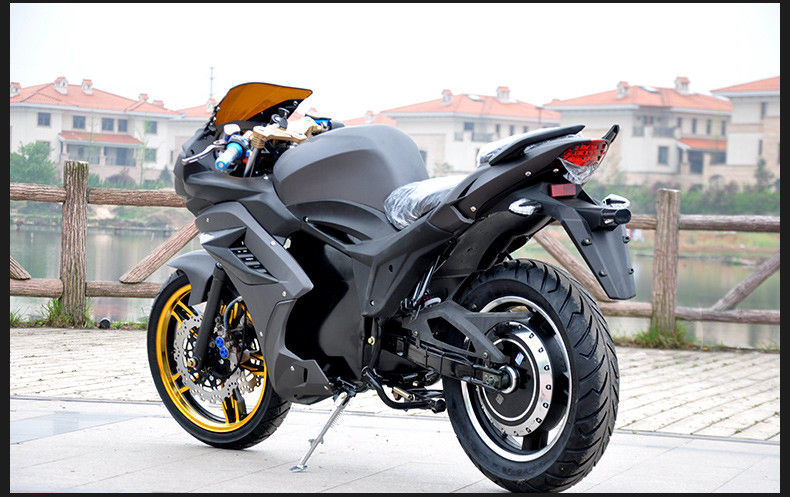 2 Seater 지도된 헤드라이트를 가진 전기 발동기 달린 자전거 자전거 3000w 72v 무브러시 허브 모터