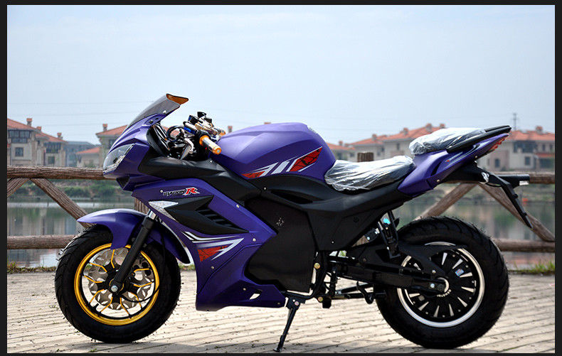 2 Seater 지도된 헤드라이트를 가진 전기 발동기 달린 자전거 자전거 3000w 72v 무브러시 허브 모터