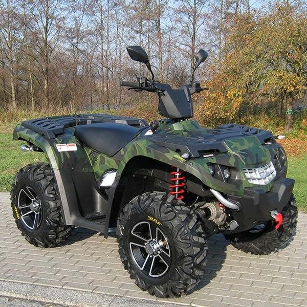 400cc 4 바퀴 Atv 냉각한 두 배를 기름을 바르고십시오/A를 골라내십시오 - 알루미늄 변죽 전기 교대로 무장하십시오