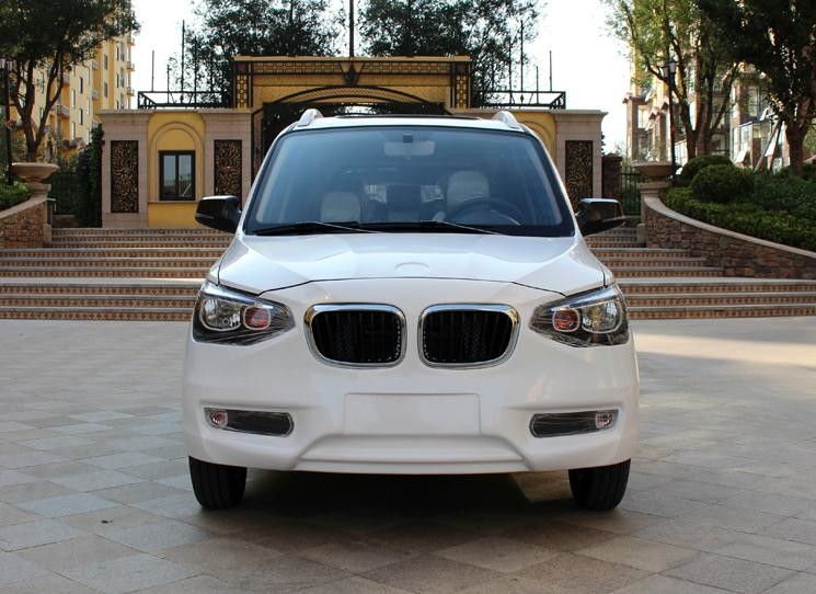 6000w 5개의 문 4 좌석 BMW 작풍 팬 히이터 MP3 라디오 PVC를 가진 전기 골프 카트