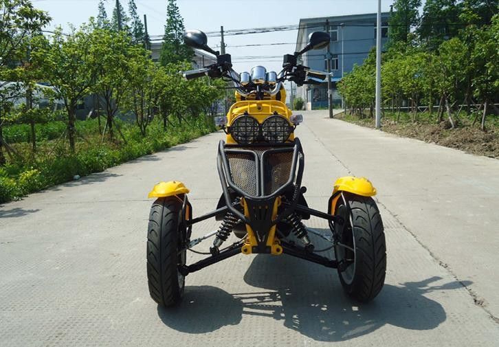 수평한 유형 세 배 바퀴 오토바이 50cc 3 바퀴 Trike 스쿠터 4 치기