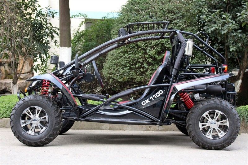 1100CC 두 배 팔 그네는 2 륜 마차 4개의 실린더 액체의 독립적인 중단을 가진 Kart 냉각 갑니다