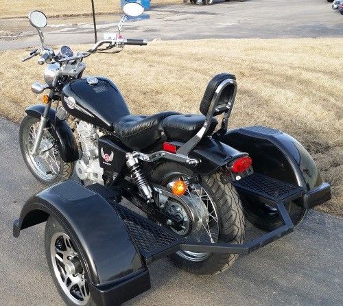 250cc 공기는 단 하나 실린더, 4 치기 냉각 장치를 가진 3개의 바퀴 Trike 스쿠터를 냉각했습니다