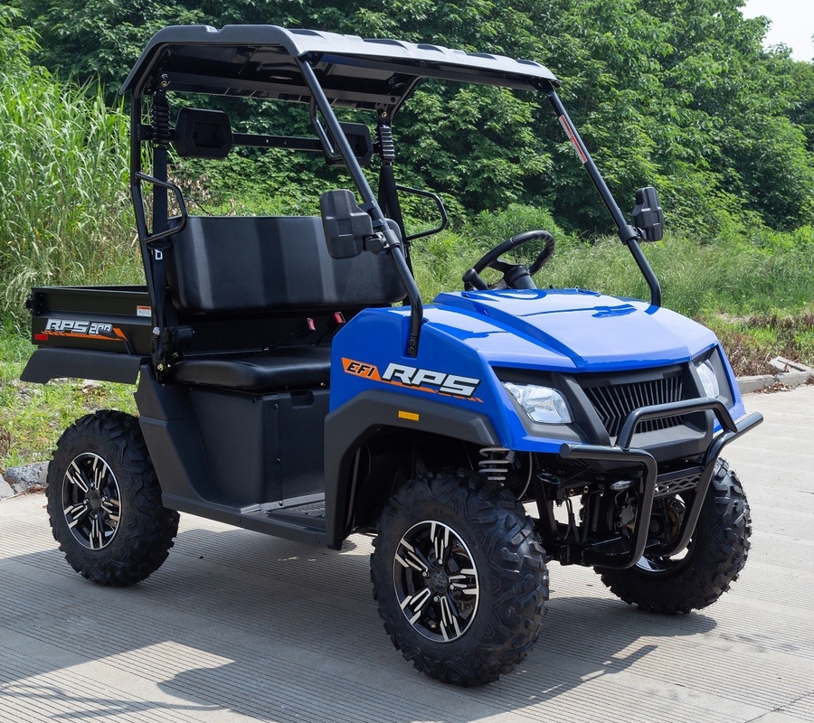 200CC EFI Utv 싱글 실린더 4 스턴트, 짧은 하드 지붕과 균형 샤프트 (덤프 베드)
