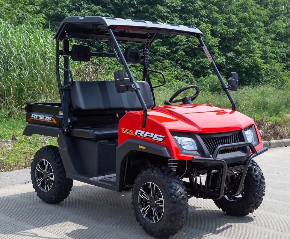 200CC EFI Utv 싱글 실린더 4 스턴트, 짧은 하드 지붕과 균형 샤프트 (덤프 베드)