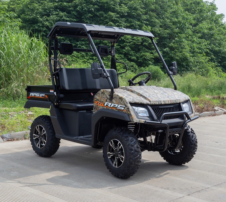 200CC EFI Utv 싱글 실린더 4 스턴트, 짧은 하드 지붕과 균형 샤프트 (덤프 베드)