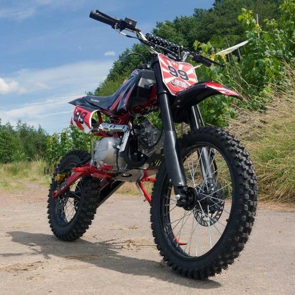 125cc 수동 클러치를 가진 전기/부양책 중간 크기 먼지 자전거 오토바이