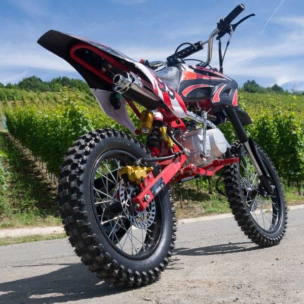125cc 수동 클러치를 가진 전기/부양책 중간 크기 먼지 자전거 오토바이
