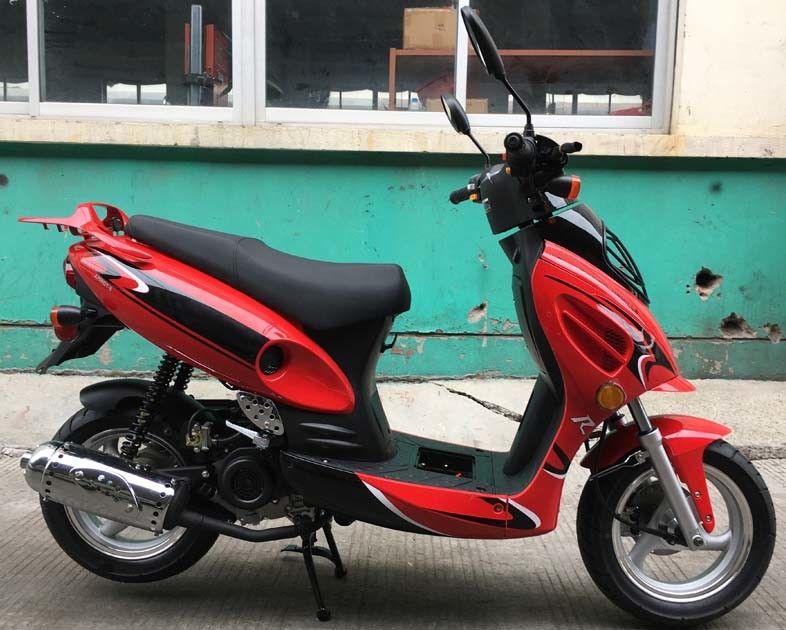50cc CVT 강제 통풍에 의하여 냉각되는 소형 자전거 스쿠터 정면 원판 후방 드럼 브레이크