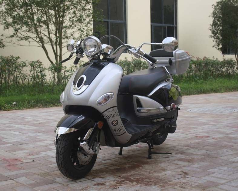 전기/걷어차기 150cc 가스는 정면 원판 후방 드럼을 가진 성인을 위한 스쿠터를 강화했습니다