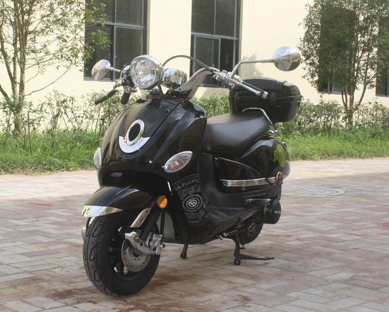 전기/걷어차기 150cc 가스는 정면 원판 후방 드럼을 가진 성인을 위한 스쿠터를 강화했습니다