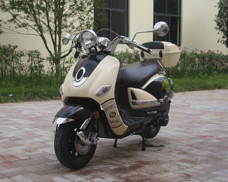 전기/걷어차기 150cc 가스는 정면 원판 후방 드럼을 가진 성인을 위한 스쿠터를 강화했습니다