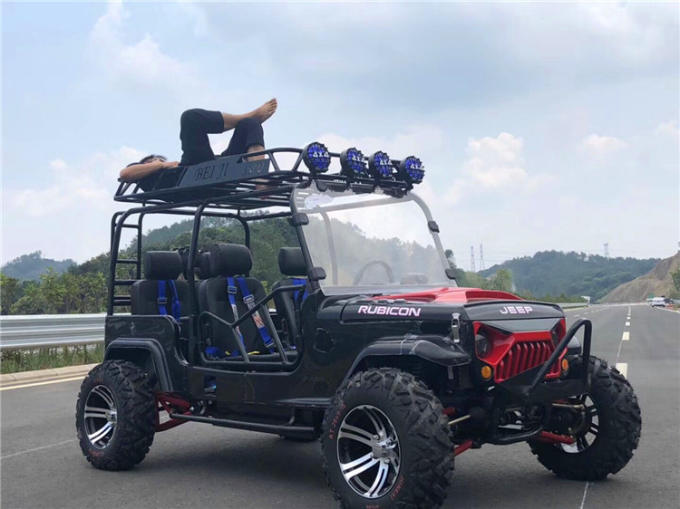 4개의 좌석은 2 륜 마차 성숙한 도요타 지프가 자동 전송을 가진 Kart 300cc 가는 Kart 갑니다